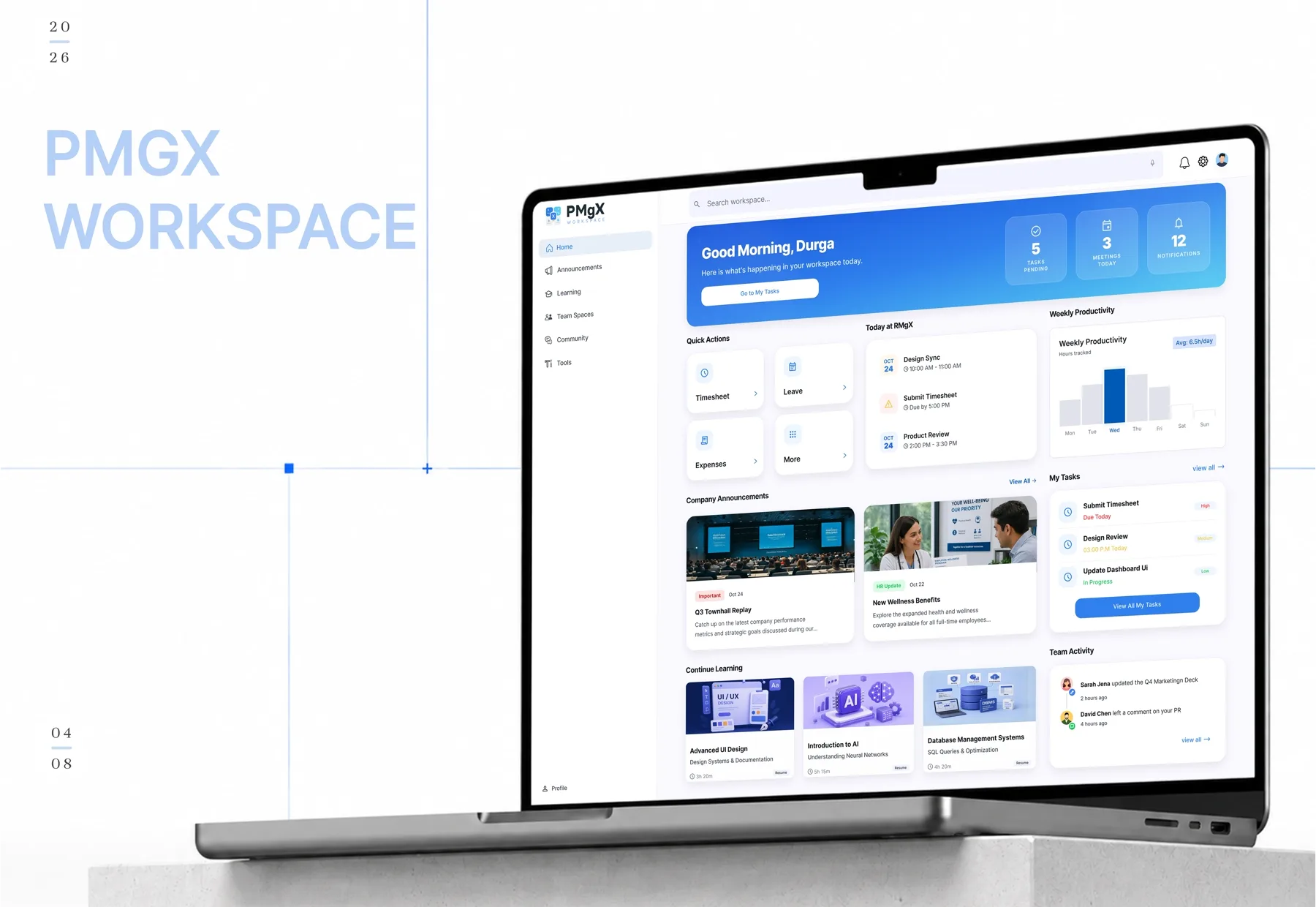 PMGX workspace cover